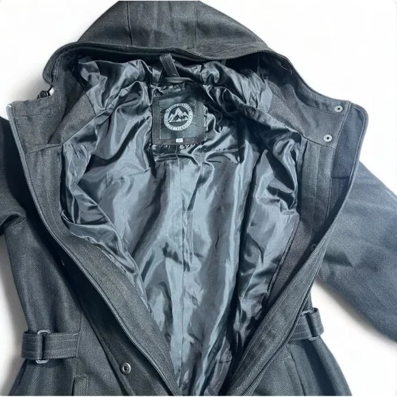 Gotcha Glacier California Women’s Black Hooded Jacket Coat Size S/P - Picture 13 of 16